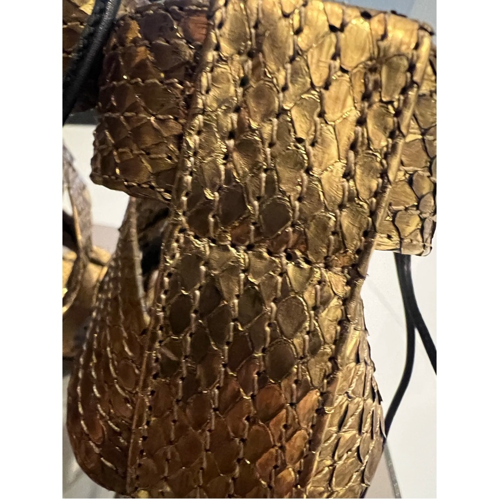 Tom Ford Metallic Python Heels - image 8